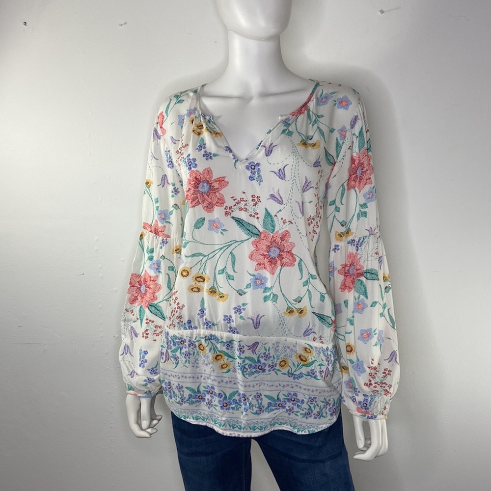 ๐ธโจ Old Navy Floral Boho Blouse โ Light & Effortless Beauty โจ๐ธ - Picture 5 of 9